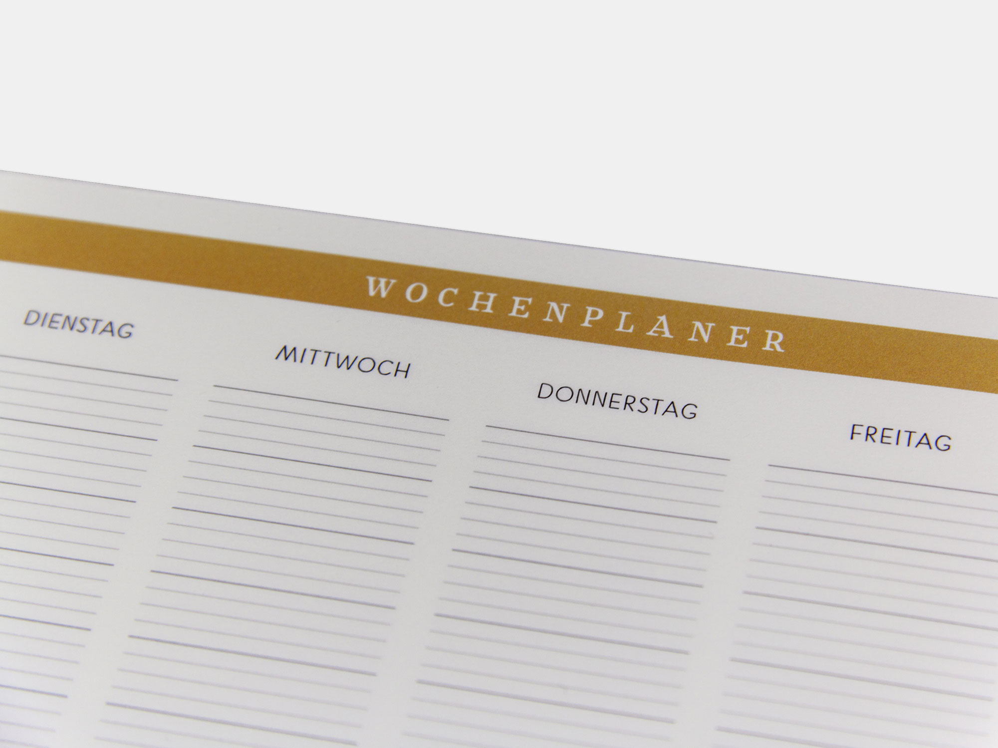 Fleißbienchen-Block »Wochenplaner«